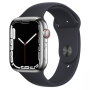 Apple Watch Series 7 GPS + Cellulaire 45mm Acier Inoxydable (Sans Bracelet et Accessoires) - Grade A