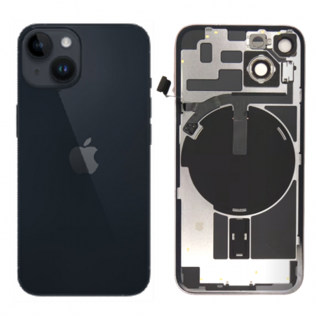 Back Cover Glass iPhone 14 Plus Black (Original - Disassembled) - Grade A