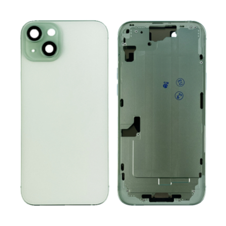 iPhone 15 Rear Chassis without Rear Glass with Battery Green (Original Disassembled) Grade A