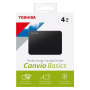 Disque Dur Externe USB 3.0 Toshiba Canvio Basics HDTB540EK3CA - 4 To