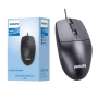 Philips SPK7247 USB Wired Mouse - Black