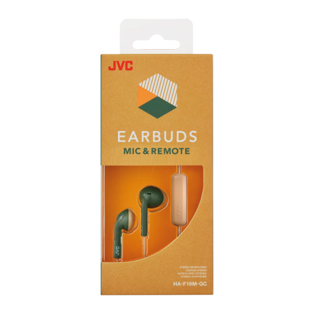 Ecouteurs Filaires JVC HA-F19M-GC Kaki/Beige