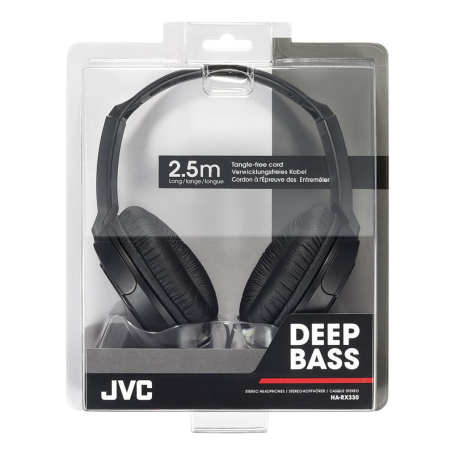 JVC HA-RX330 Wired Headphones Black