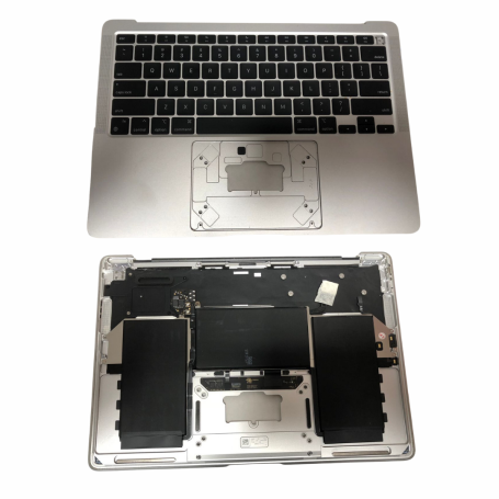 Apple MacBook Air 13″ Silver A1466 Complete Chassis - Chassis + Battery + QWERTY Keyboard - Grade B