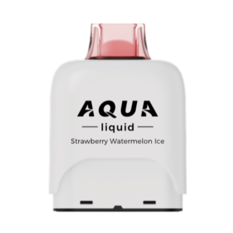 Replacement Smartphone Vaporizer Head - Aqua Liquid - 20000 puffs 20mg/ml Nicotine - Strawberry Watermelon Ice