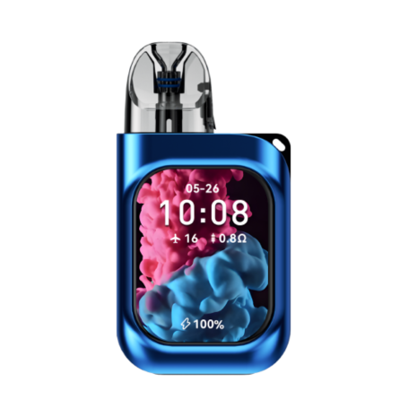 Vapoteuse Smartphone Rechargeable Type-C - Aqua Liquid - 2ml (non inclus) - Bleu