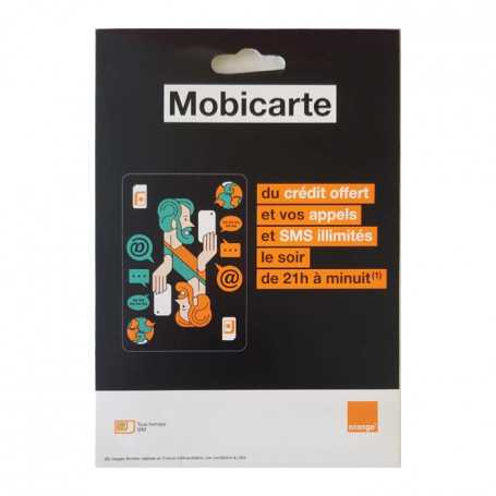 Orange Mobicarte Zen Prepaid SIM Card with 60GB of Internet Without Subscription