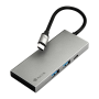 NGS Wonder Dock 4 PRO USB-C Multi Port 4-in-1 Adapter - Grey