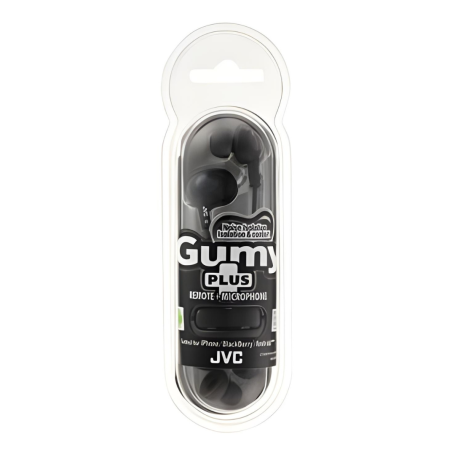 JVC HA-FR6-B Wired Earbuds Gumy Plus Olive Black