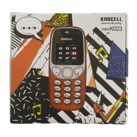 Mini Portable Phone KhoCell mini 023 Single SIM Red