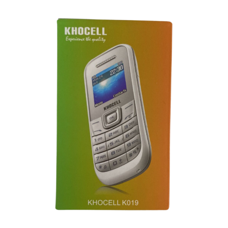 Mini Portable Phone KhoCell 019 Single SIM White