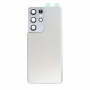 Samsung Galaxy S21 Ultra 5G (G998B) Silver Phantom Rear Glass (Original Disassembled) - Grade AB