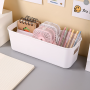 Small Storage Basket - White - 10.5x9.5x27.5 cm