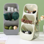 Multi-Tier Organizer Storage - Green Plastic - 33x16x15cm