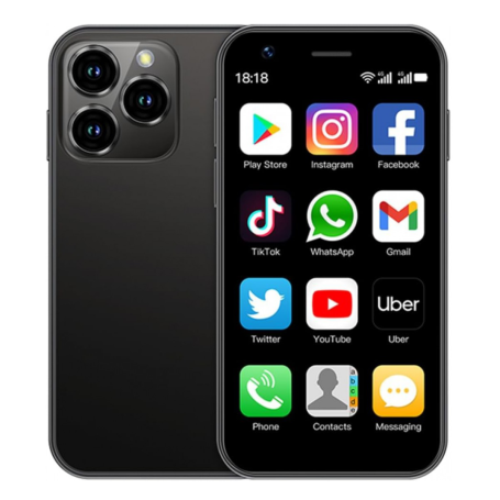 Mini Smartphone XS15 - 3G, 2 Go/16 Go, Écran 3.0" - Noir - Neuf