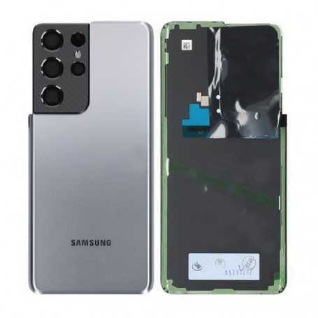 Samsung Galaxy S21 Ultra 5G (G998B) Phantom Titanium Rear Glass (Original Disassembled) - Grade A