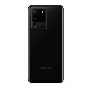 Rear Window for Samsung Galaxy S20 Ultra G988B Black Original Disassembled Grade AB - High-Quality Replacement