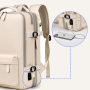 Sac Imperméable en Nylon pour Ordinateur 32x27x45cm Blanc