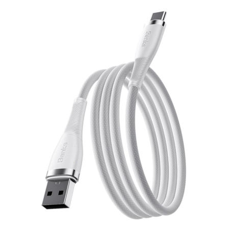 Benks 66W PowerWeave PD Type-C / Type-C Cable - 1M - Fast Charging and Enhanced Durability - White