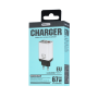 Chargeur Rapide GaN 67W REMAX RP-U159PRO Figen - EU - Blanc