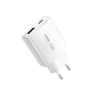 REMAX Ultra Thin GaN Fast Charging Adapter 20W RP-U01-AC - EU - White