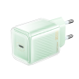 Chargeur Rapide GaN 30W PD+QC Multi-Compatible REMAX RP-U91 Jiltry Series - EU - Vert