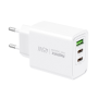 REMAX Kiddy Series USB / Type-C Fast Charger 33W RP-U122 - EU - White