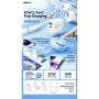 REMAX Kiddy Series USB / Type-C Charger + Type-C / Lightning Cable Set 20W RP-U120 - EU - White