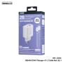 REMAX Kiddy Series USB / Type-C Charger + Type-C / Lightning Cable Set 20W RP-U120 - EU - White