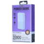 REMAX Lango II Series 2.4A lightweight and practical for travel Power Bank 20000mAh RPP-26 - Blue