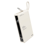 Power bank 20000mAh REMAX Wingle Series RPP-87 65W+22.5W Charge rapide câblée de type C avec poignée portative- Beige