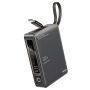 Power bank 10000mAh RPP-86 REMAX Wingle Series 30W+22.5W Charge rapide câblée de type C et poignée portative - Gris