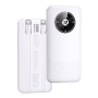 REMAX 20W+22.5W with 2 integrated fast charging cables Power bank 10000mAh RPP-37 - White