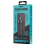 Power bank 10000mAh RPP-37 REMAX 20W+22.5W with 2 fast charging cables - Black