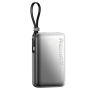 REMAX 20W+22.5W TYPE-C Fast Charging Cabled with LED digital power indicator Power bank 10000mAh RPP-19 - Silver