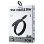 Câble Type-C / Lightning Charge Rapide 20W 1M REMAX Dofon Series RC-C026 - Noir