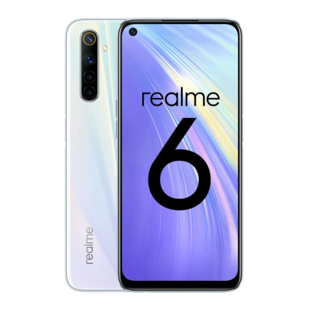 Realme 6 128 Go Blanc - Grade A avec Boîte et Accessoires