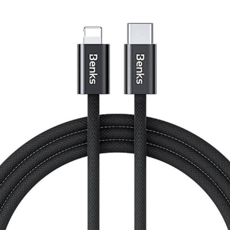 Benks D46 Type C / Lightning Cable - 2 M - Black