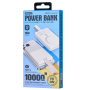 Power Bank PD30W 10000mAh Câble de charge rapide bidirectionnelle amovible et magnétique 15W REMAX MCP-1 - Blanc