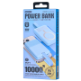 Power Bank PD30W 10000mAh Câble de charge rapide bidirectionnelle amovible et magnétique 15W REMAX MCP-1 - Bleu