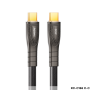 REMAX Type-C / Type C Zinc Alloy Braided Fast Charging Data Cable 60W 1.2M Prime Series RC-C166 - Black