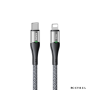 REMAX Intelyelec Series RC-C116 30W Braided Fast Charging Type-C / Lightning Cable - 1.2M - Silver