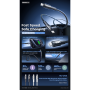 REMAX Fonsu Series RC-C100 30W Fast Charging Braided Aluminum Alloy USB-C / USB-C Cable - 1.2M - Black