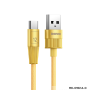 REMAX USB / Type-C Zinc Alloy Fast Charging Data Cable 2.4A 1.2M Infinity Series RC-C102 - Gold