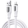 REMAX USB / Micro-USB Fast Charging 2.4A 5W Data Cable 1M Ruinay Series RC-C113 - White