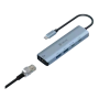 HUB Type-C 5 en 1 DEVIA USB*2 + PD 3.0 + RJ45