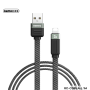 REMAX USB / Lightning Fast Charging Data Cable 3A 1M Janker Series RC-C085 - Black