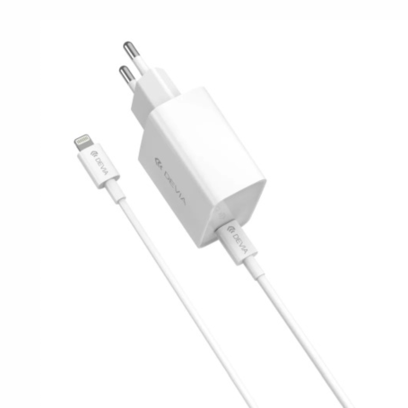 Rocket Series 45W PD Quick Charger Set With C-C Cable (EU) - White