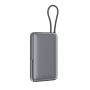 Extreme Speed Series 22.5W 4 in 1 Magnetic Power Bank With Bracket And Built-in Cable (10000mAh) - Modern Grey