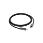 Extreme Speed Series C To C PD 60W Metal Woven Fast Cable With Digital Display  (1.2M) - Black